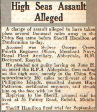 Press Report Even Telegraph 24.8.49 Abbeydale