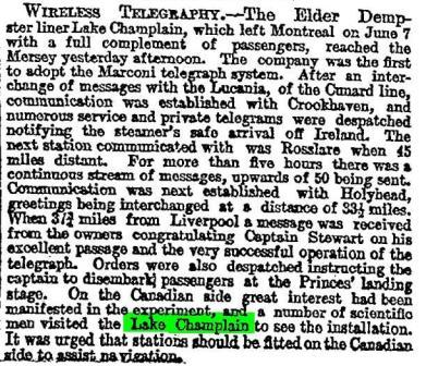 Times Press report 1901 Ruthenia