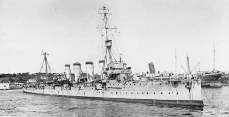 HMS Gloucester 1909
