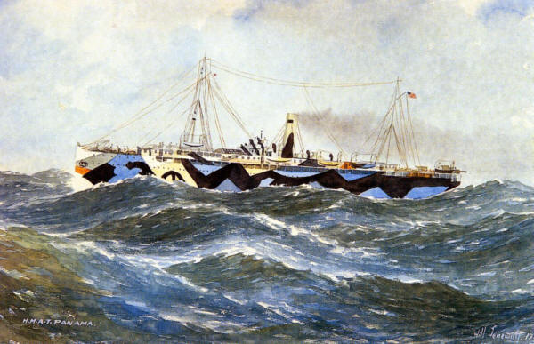 H.M. Ambulance Transport Panama by W Jeneway later to become RFA Maine (3) H.M. Ambulance Transport Panama by W Jeneway later to become RFA Maine (3)