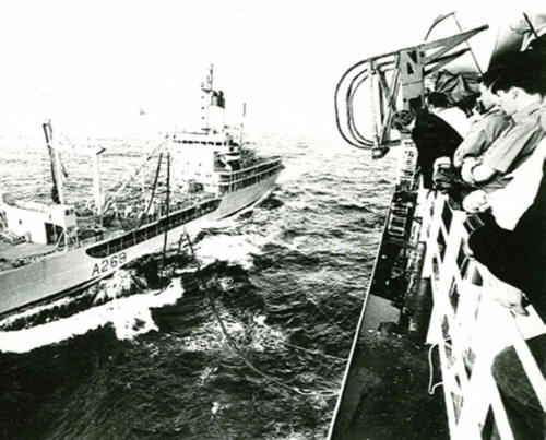 RFA_Grey_Rover_RAS_QE2_May_1982