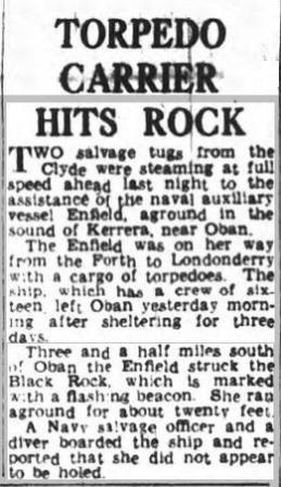 16 11 63 Nav Enfield Aberdeen Press