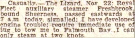 Freshbrook Press Cutting