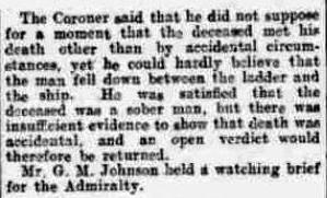 Pmouth Even News 1922 Kimmerol death 3a