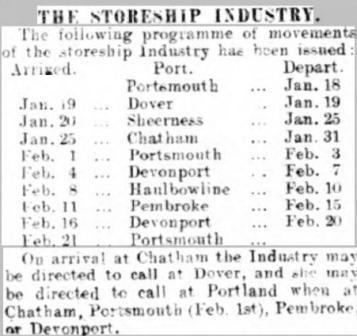 Ports Even News 19 Jan 1911 Industry