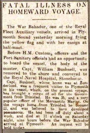 Press Cutting 6.9.26 West Morn News