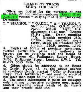 Times Birchol 12 july 1969