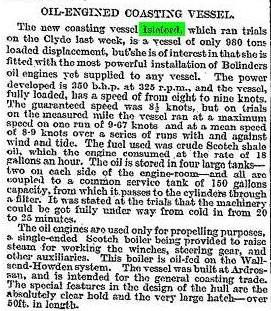 Times Press Cutting 1913 Isleford