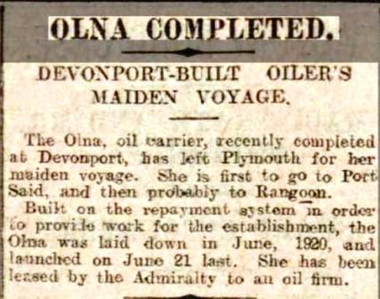 West Morn News 27 Oct 1921