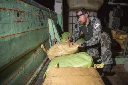HMAS WARRAMUNGA drugs seizure