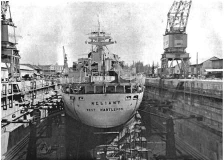 Reliant in dry dock