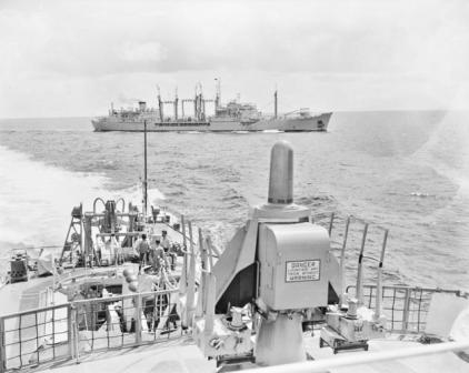 Tidesurge HMAS Derwent 1965
