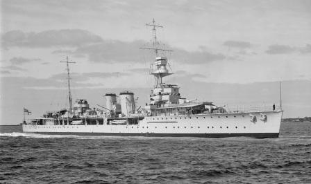 HMS Danae SLV Green 01 1937