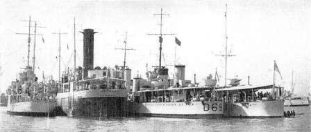 Nucula with HMAS Swan Vendetta and Stuart