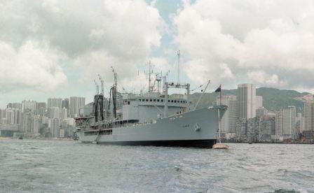 Olwen at A51 buoy Hong Kong Aug 80