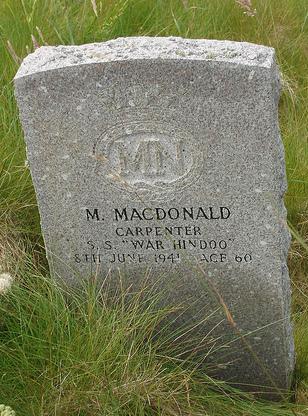 M Macdonal RFA War Hindoo